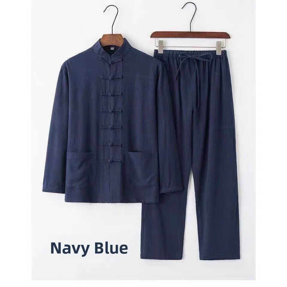 Mens Linen Shirt Long Sleeve - Новая хлопково-льняная рубашка в китайском стиле