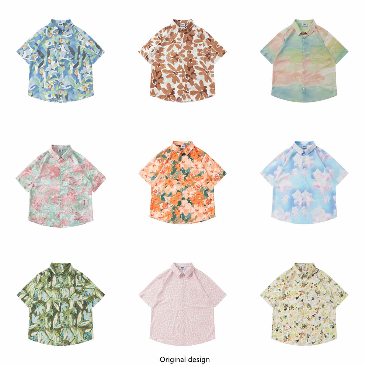 Vintage Hawaiian Floral Shirt - Винтажная мужская рубашка с цветочным принтом,