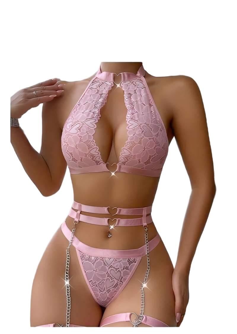 Underwear - Сексуальный комплект нижнего белья: кружевной комплект