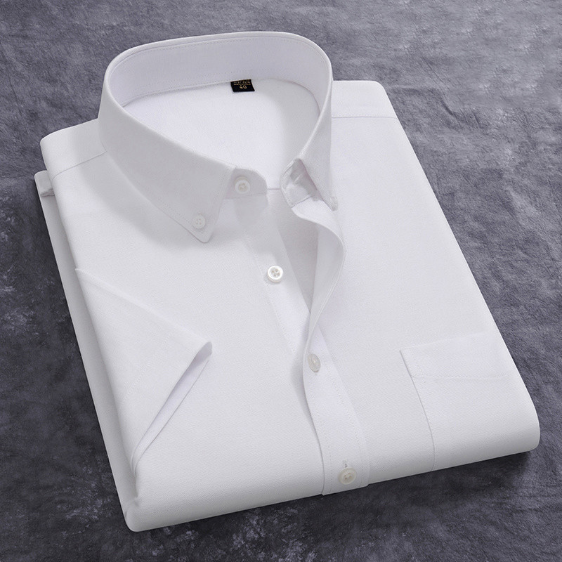 Oxford Cotton Casual Shirt Business - Мужская оксфордская рубашка из 100% хлопка,