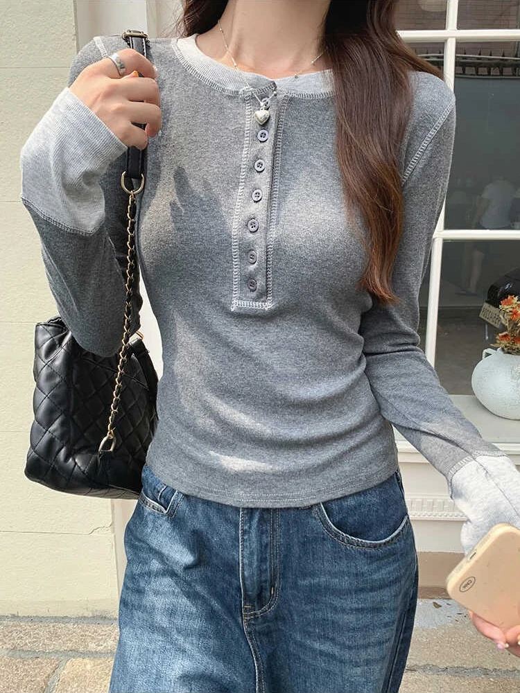Shirts - Футболка в стиле пэчворк Y2K 2025,