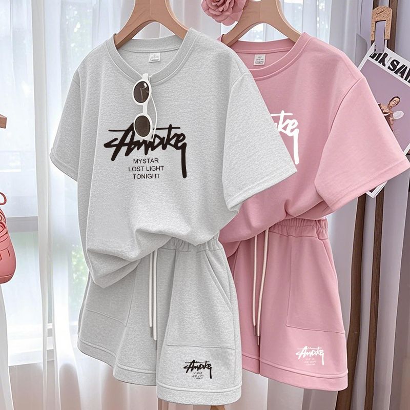 T-Shirts - Новый женский комплект больших размеров: футболка