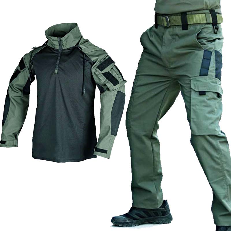 Tactical Military Shirt Cargo - Тактический комплект униформы: военная рубашка-жабо +