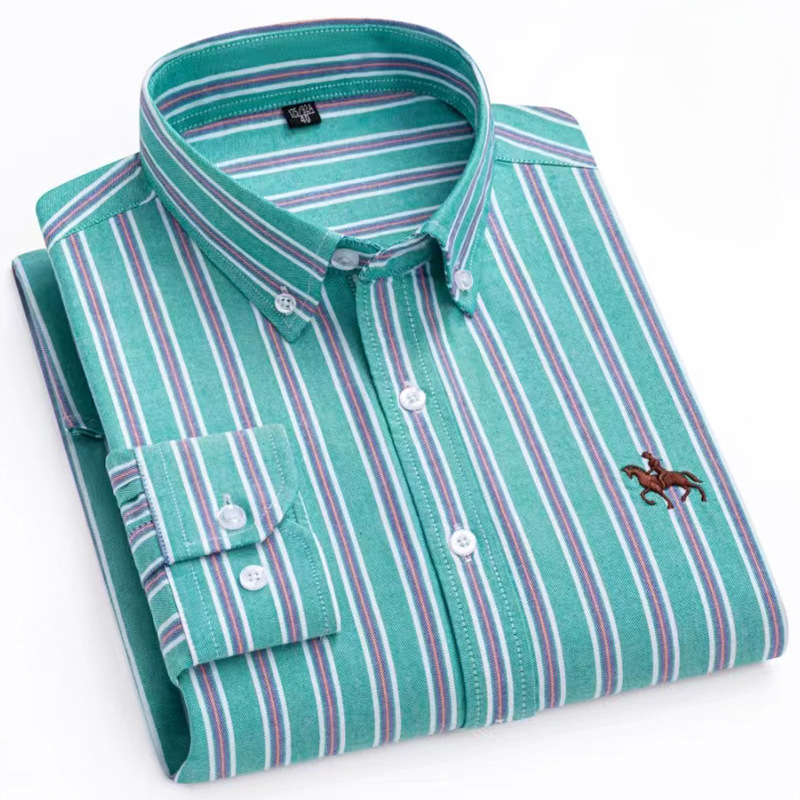 6XL 100% хлопок Оксфорд белая  – обзор и цена Oxford Cotton Casual Shirt Business