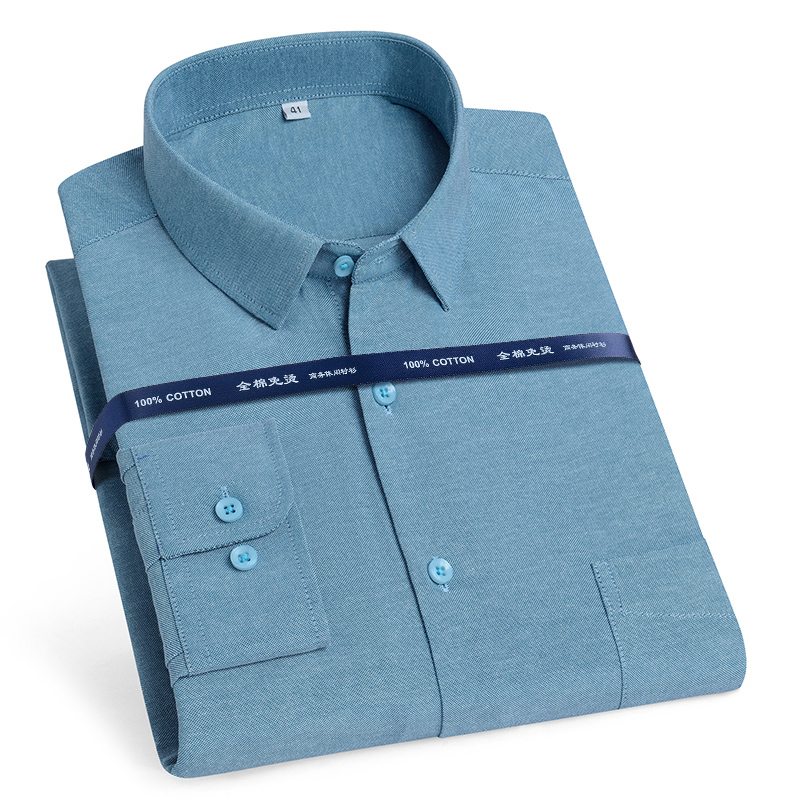 Рубашка мужская оверсайз из тк – обзор и цена Oxford Cotton Casual Shirt Business