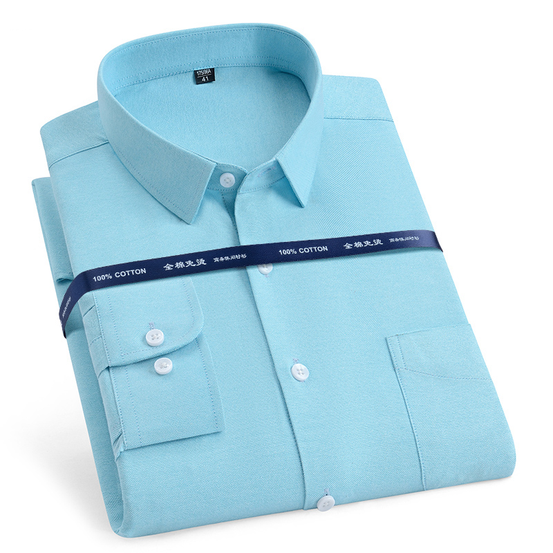 Рубашка мужская оверсайз из тк – обзор и цена Oxford Cotton Casual Shirt Business