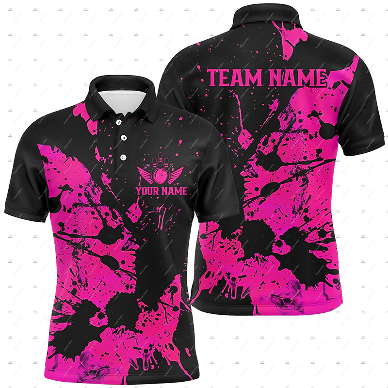 Футболка-поло с коротким рукав – обзор и цена Short Sleeve Bowling Shirt Retro