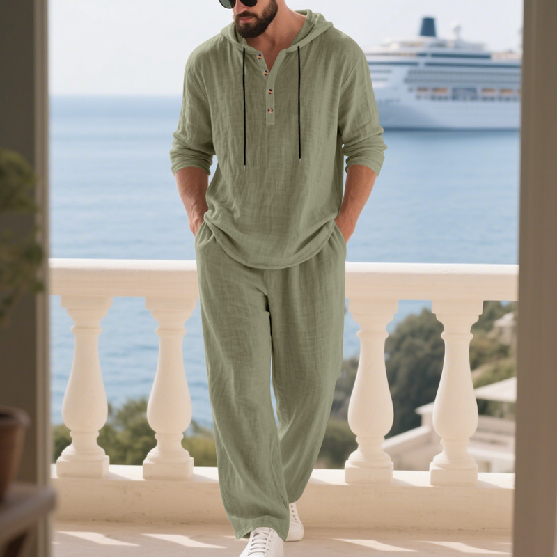 Мужской повседневный костюм из – обзор и цена Mens Linen Shirt Long Sleeve