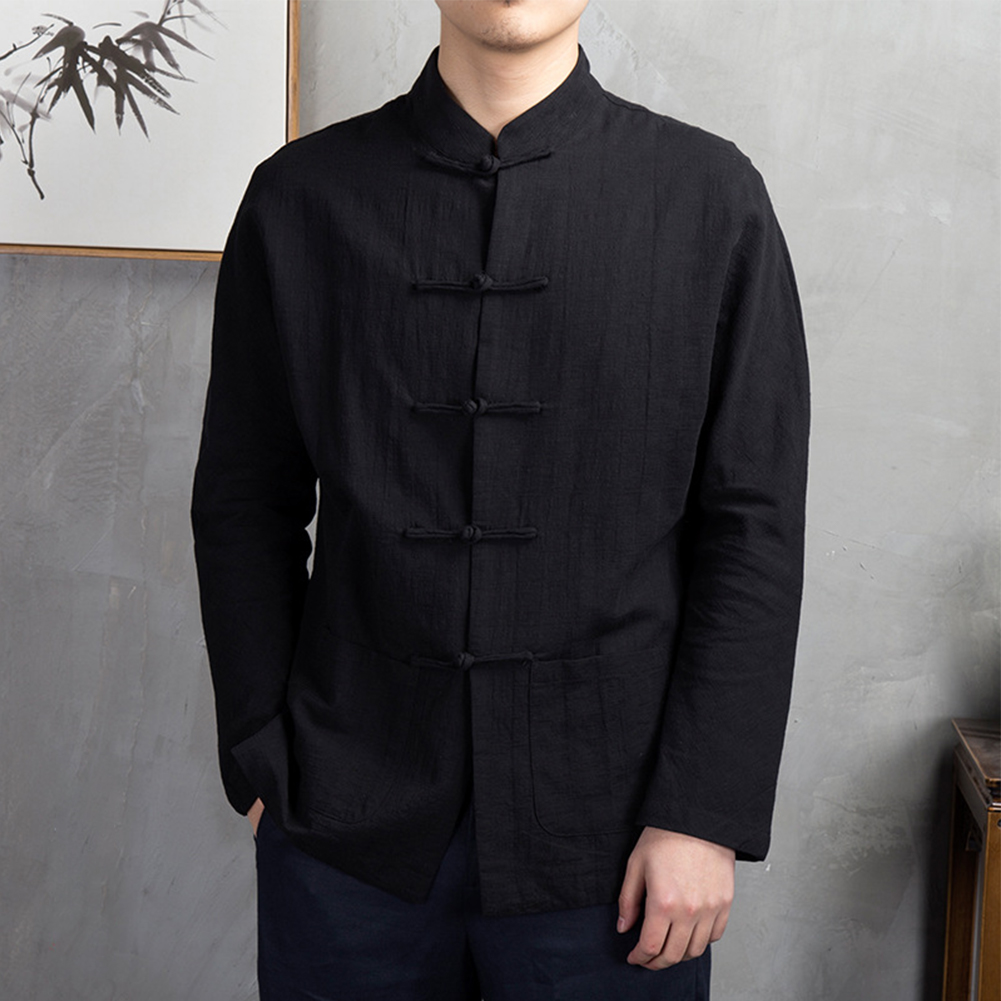 Ретро-костюм для мужчин в кита – обзор и цена Mens Linen Shirt Long Sleeve