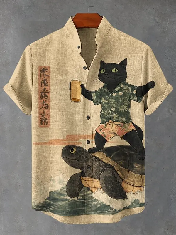 Фиолетовая рубашка с разноцвет – обзор и цена Vintage Hawaiian Floral Shirt