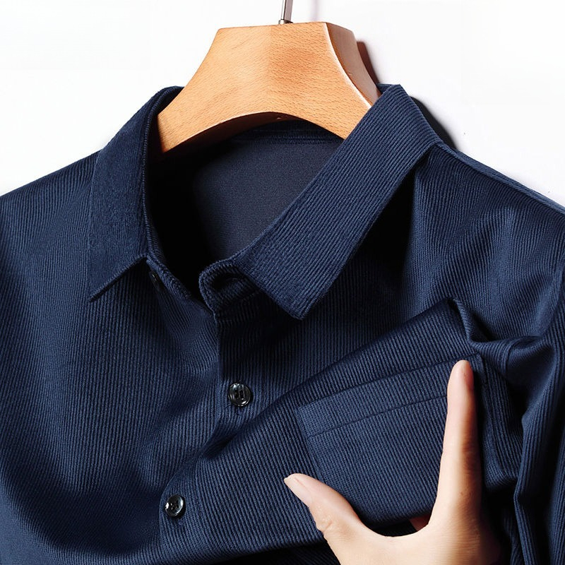 Вельветовая мужская рубашка с  – обзор и цена Corduroy Button Up Shirt Men