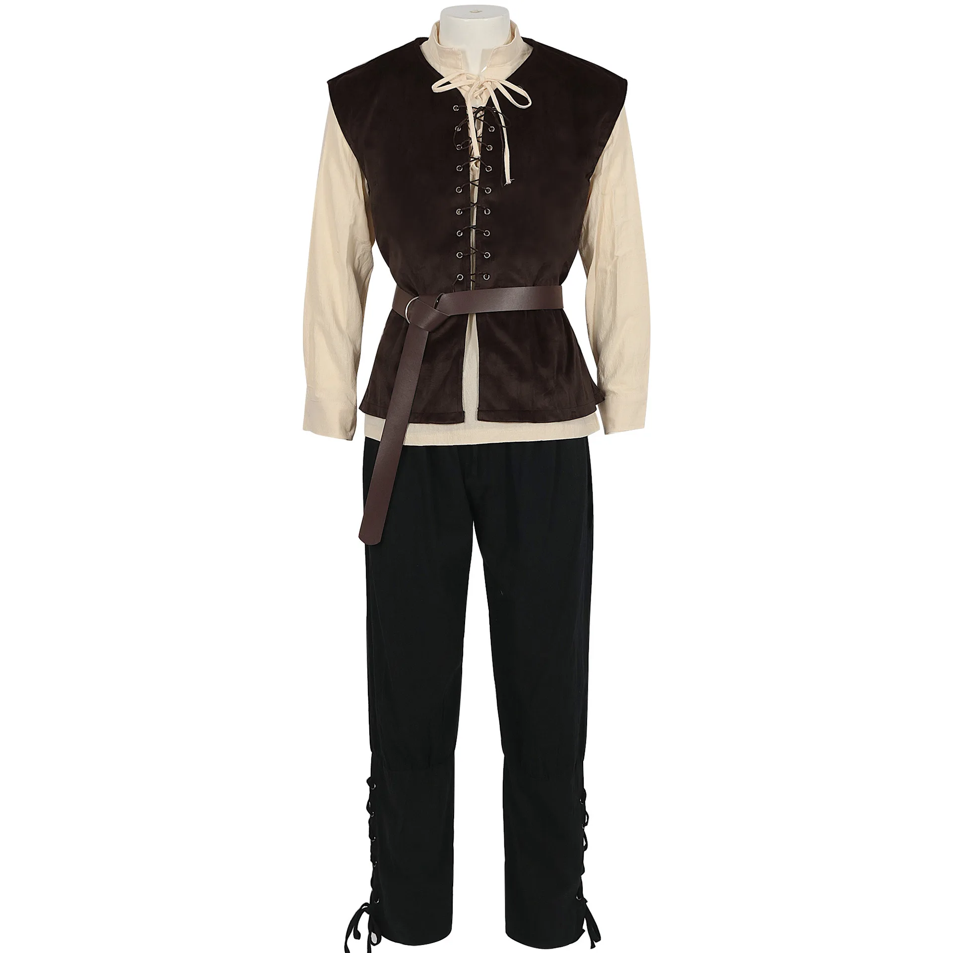 Средневековые рубашки, готичес – обзор и цена Medieval Gothic Lace Up Pirate Shirt