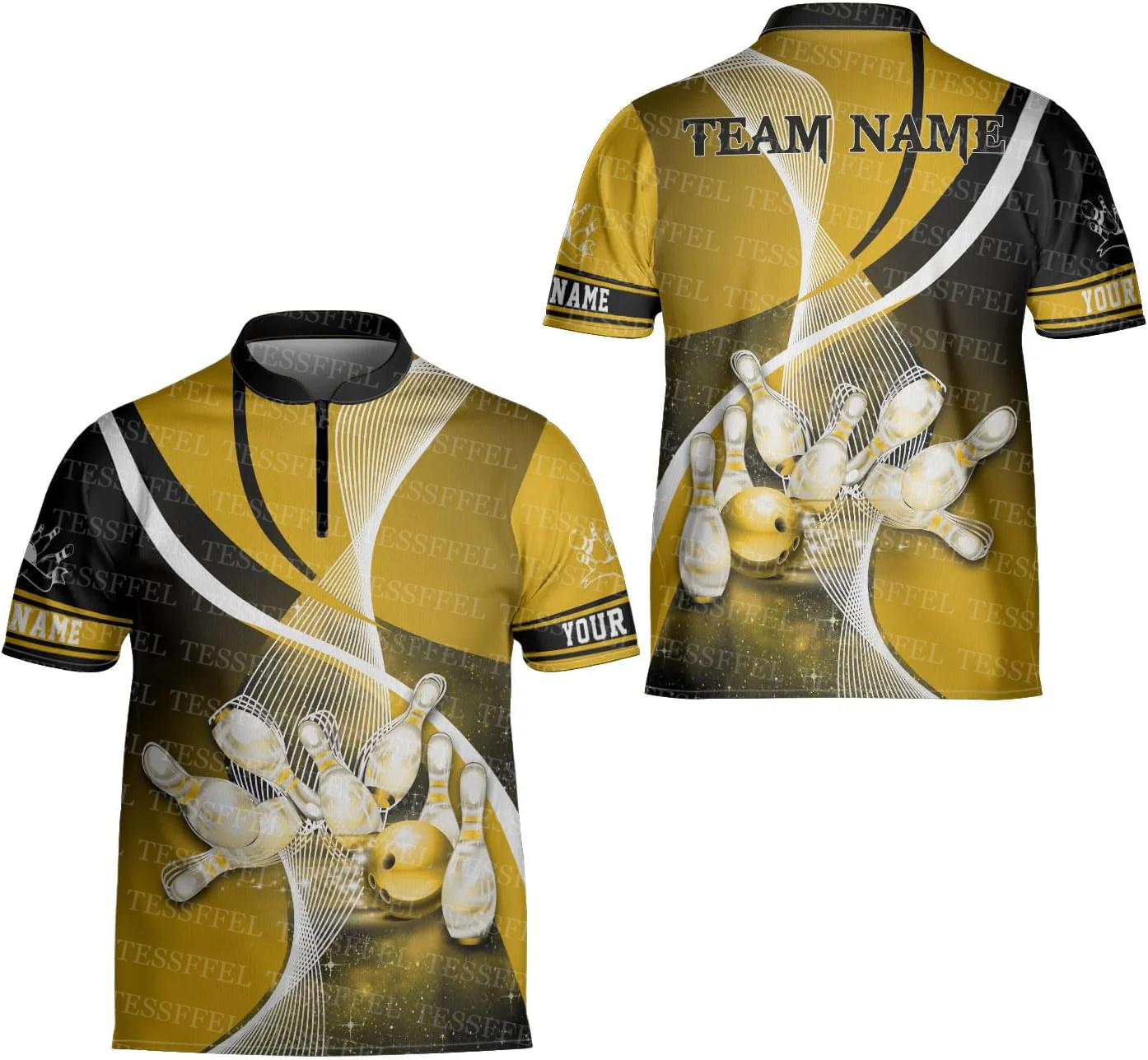 Пользовательское имя граффити  – обзор и цена Short Sleeve Bowling Shirt Retro