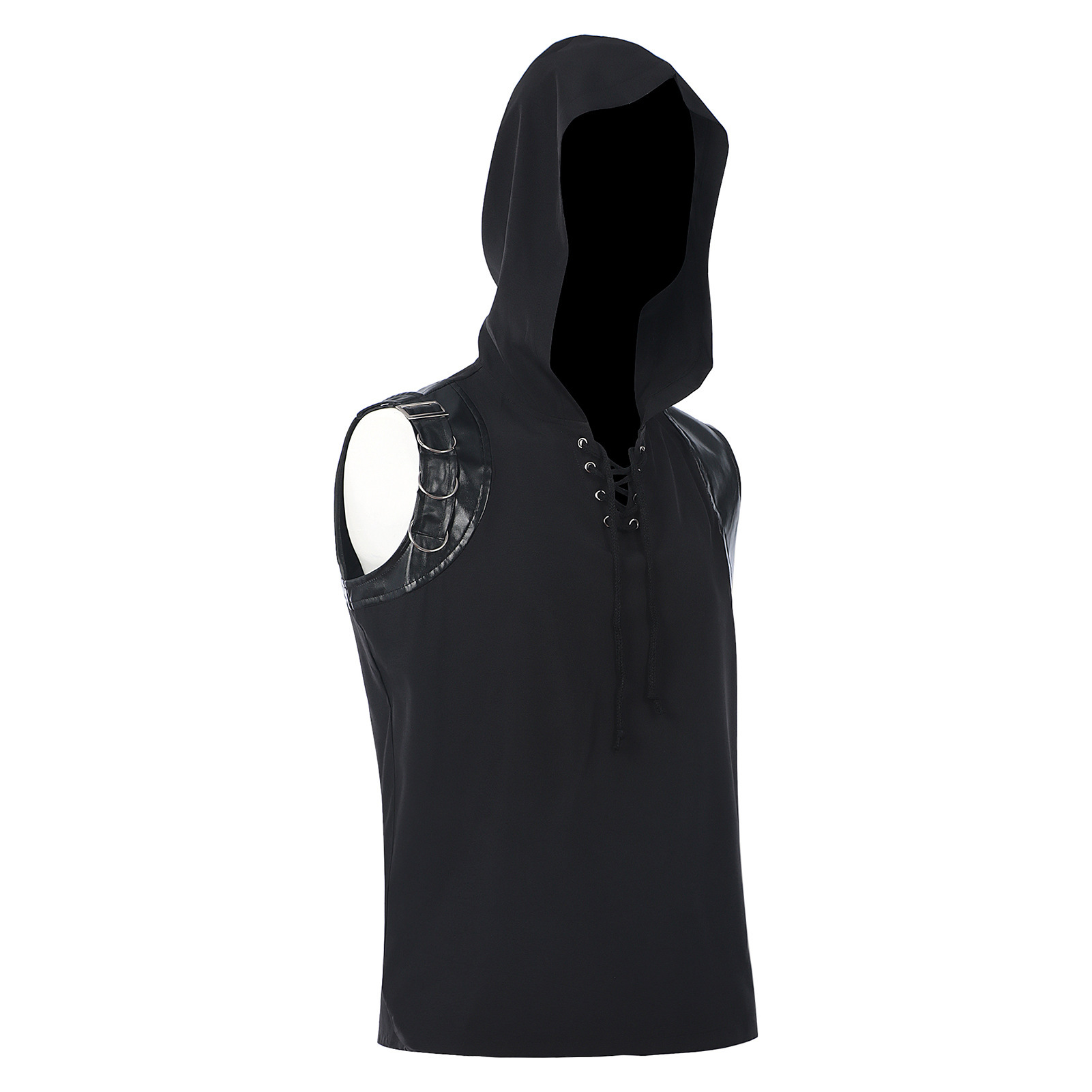 Мужские средневековые пиратски – обзор и цена Medieval Gothic Lace Up Pirate Shirt