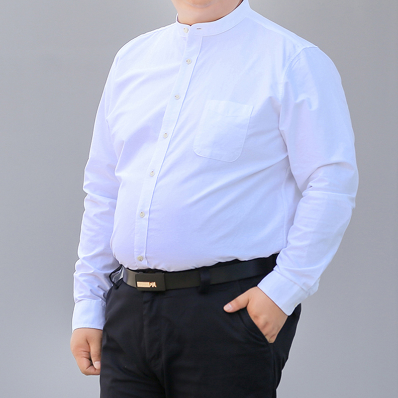 Осенняя новая корейская рубашк – обзор и цена Mandarin Collar Formal Shirt Slim Fit