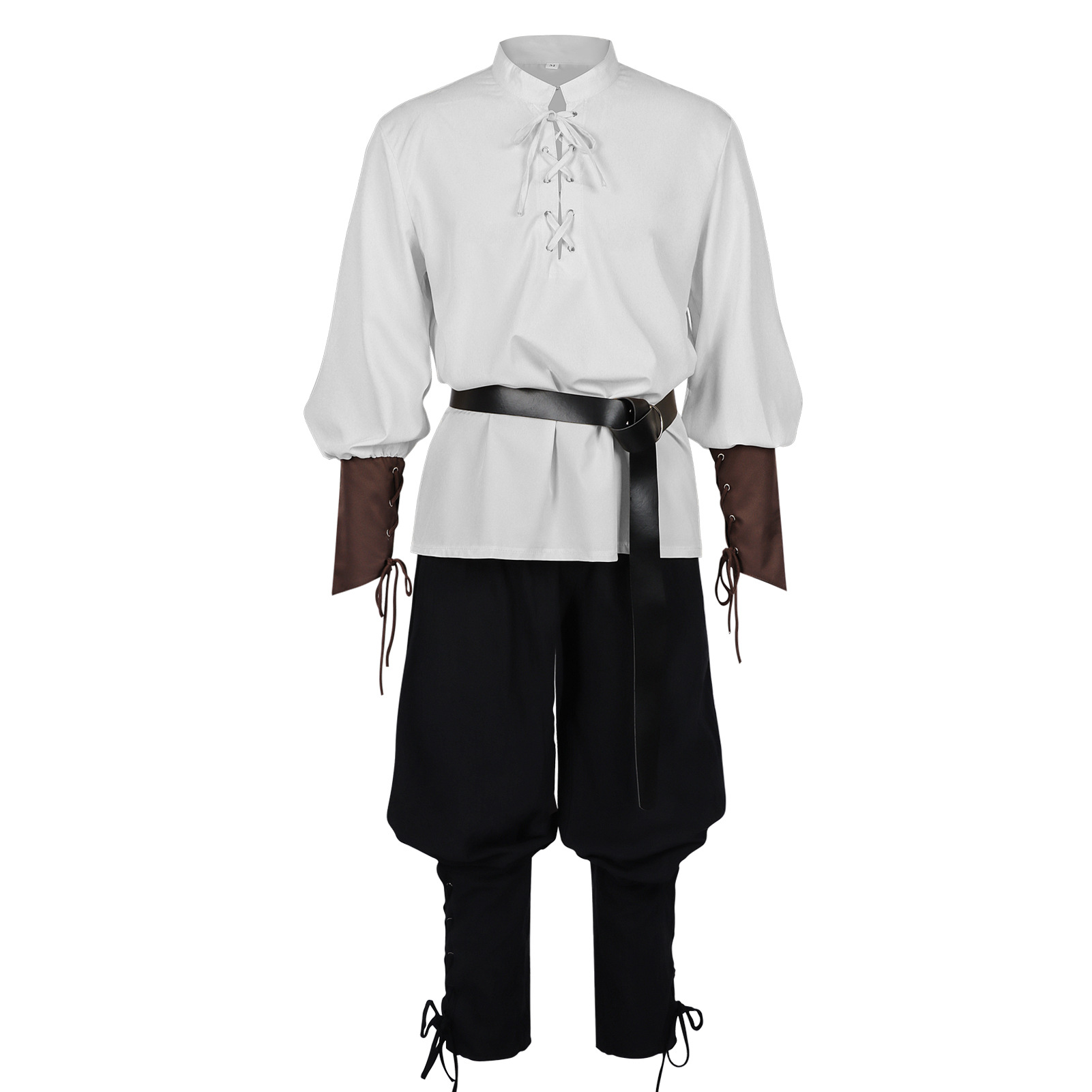 Мужской средневековый пиратски – обзор и цена Medieval Gothic Lace Up Pirate Shirt