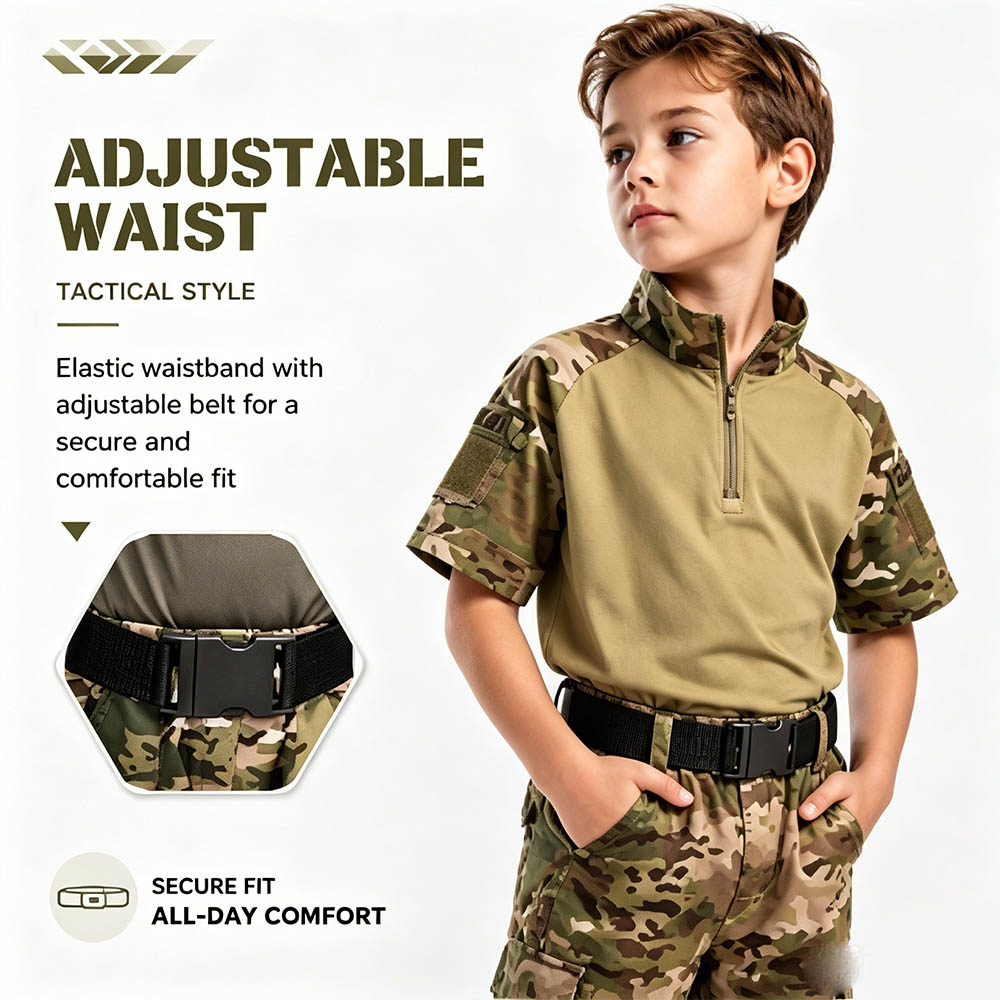 Детский камуфляжный тактически – обзор и цена Tactical Military Shirt Cargo
