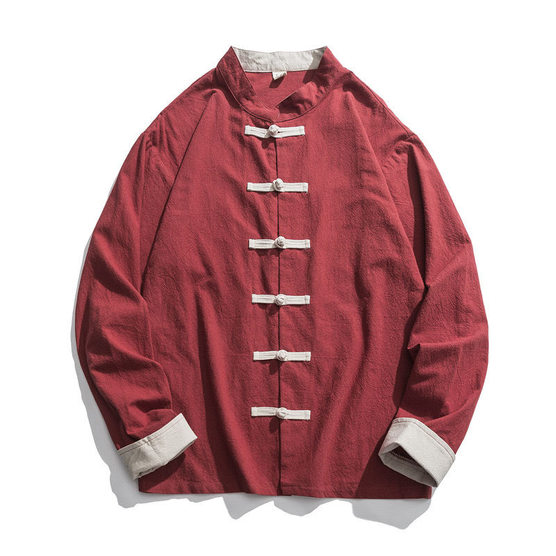 Новая мужская куртка-кимоно 20 – обзор и цена Mens Linen Shirt Long Sleeve