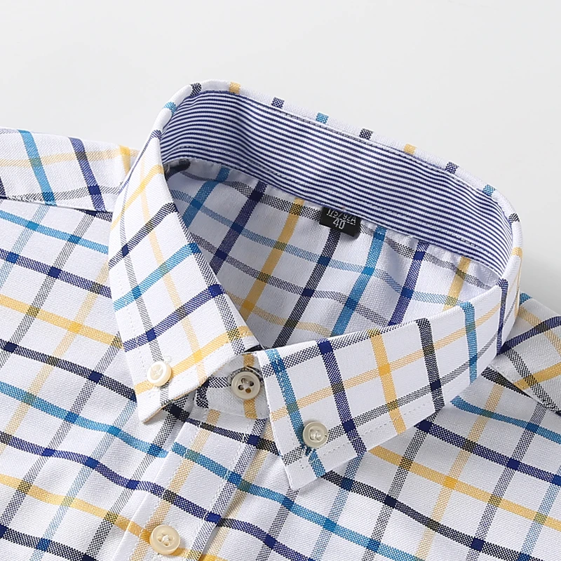 Мужские рубашки из 100% хлопка – обзор и цена Oxford Cotton Casual Shirt Business