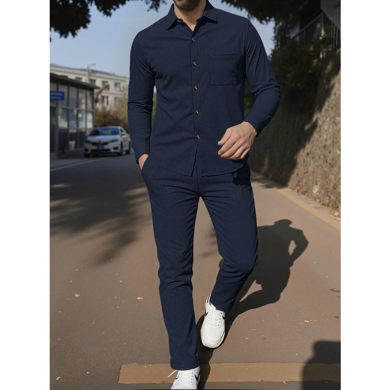 Мужской комплект из двух предм – обзор и цена Corduroy Button Up Shirt Men