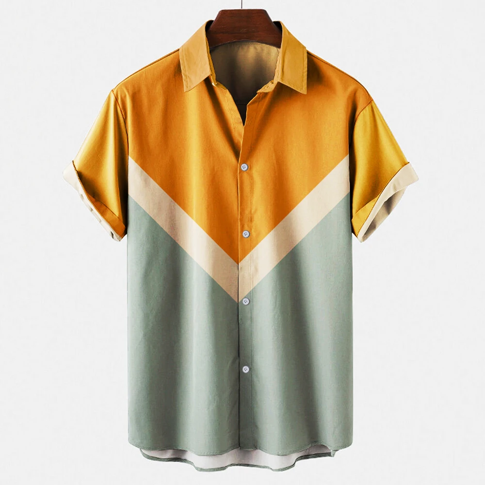 Мужская винтажная рубашка в ст – обзор и цена Short Sleeve Bowling Shirt Retro