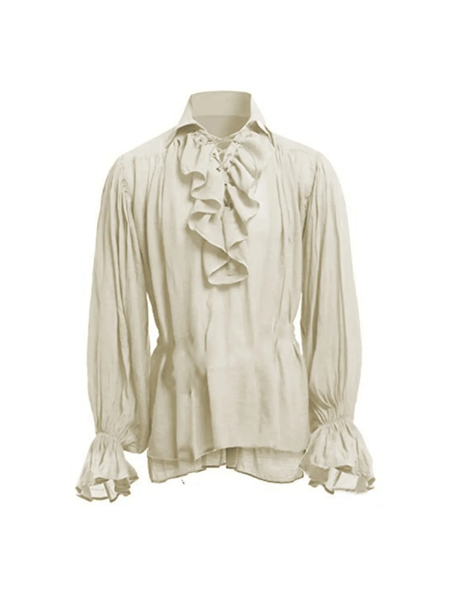 Мужская пиратская рубашка в ст – обзор и цена Medieval Gothic Lace Up Pirate Shirt