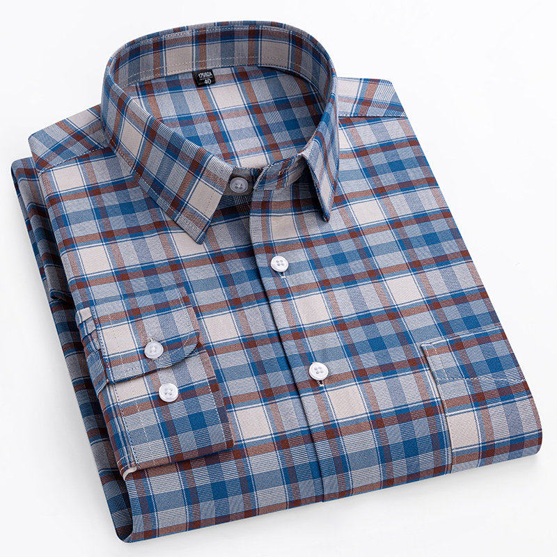 Новинка 11XL 10XL очень больша – обзор и цена Oxford Cotton Casual Shirt Business