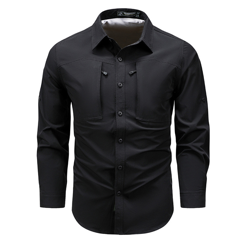 Весенне-осенние мужские рубашк – обзор и цена Tactical Military Shirt Cargo
