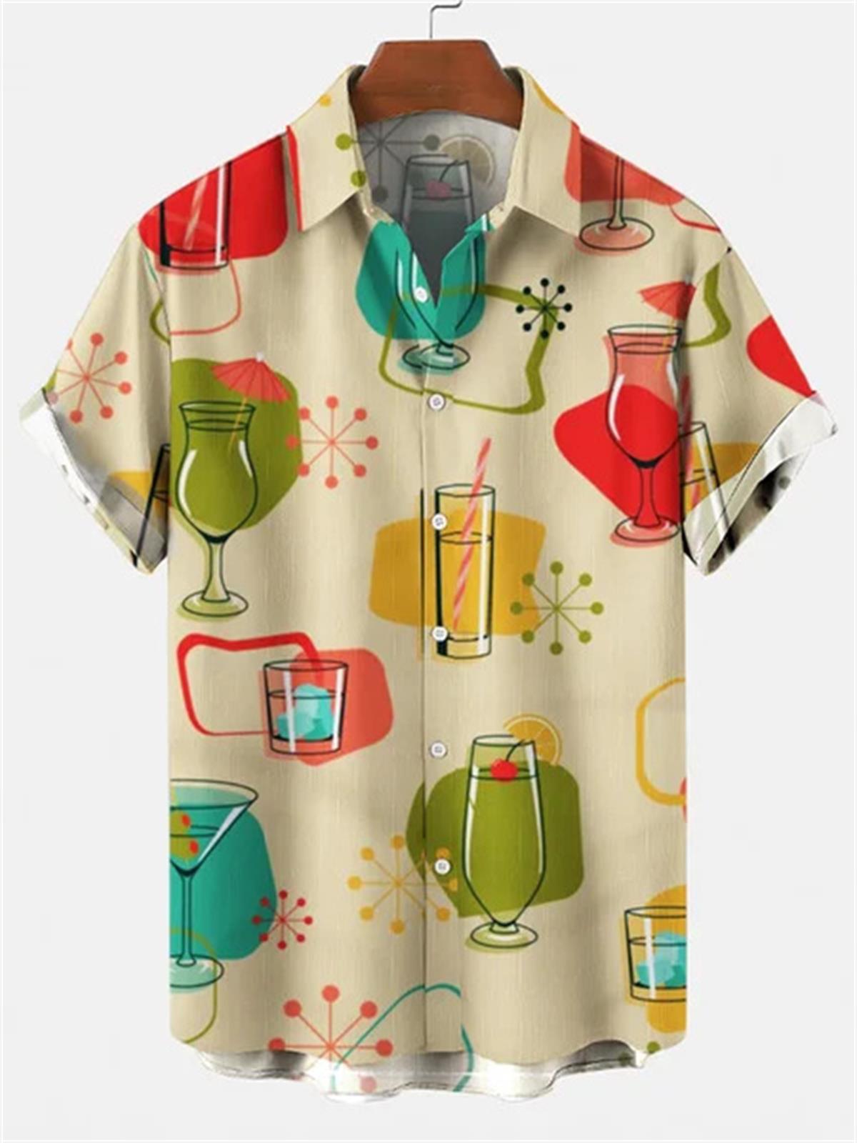 Мужская гавайская рубашка с 3D – обзор и цена Vintage Hawaiian Floral Shirt